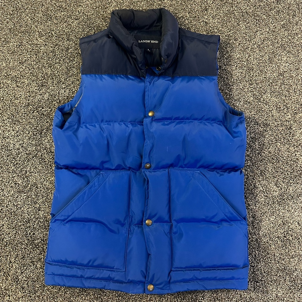 Lands’ End Vintage Style Down Vest